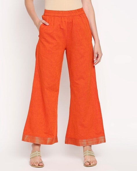 Solid Palazzo Pant Price in India