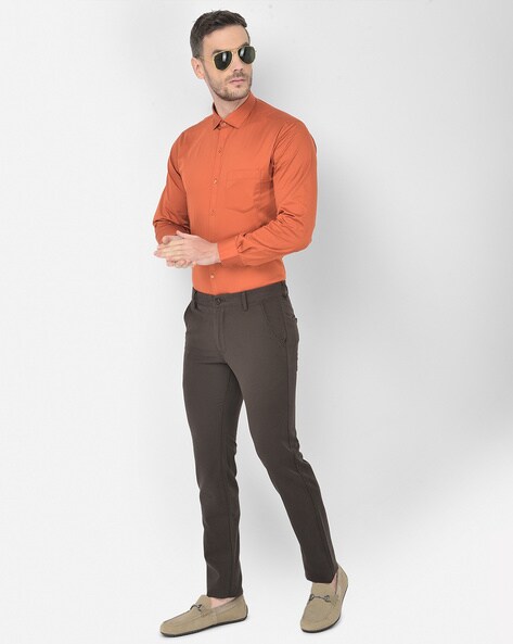 Buy Brown Trousers & Pants for Men by Canary London Online