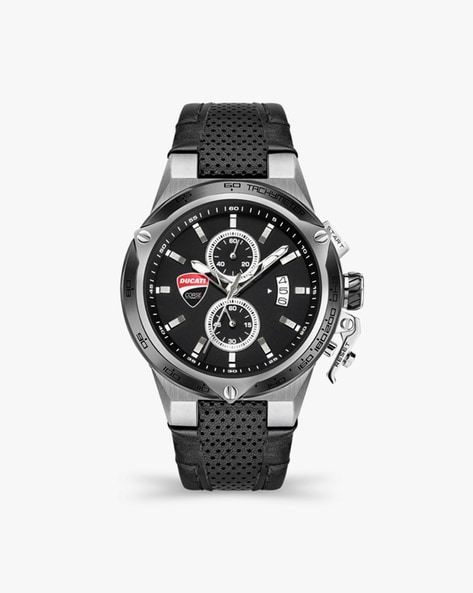 Ducati Corse Motore Men's Stainless Steel Watch - QVC.com