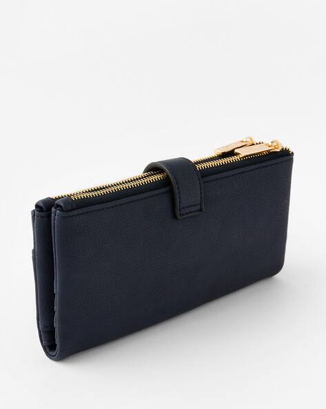 travel blue wallet