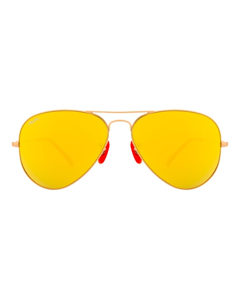 Yellow sunglasses clearance