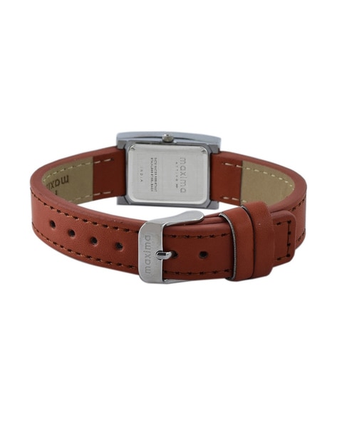 Maxima watch 2025 leather belt