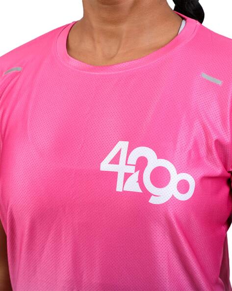 Buy Pink Tshirts for Women by 4290 Online