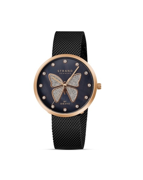 Glitter Bracelet Retro Style,Leather Strap Watch,Unique Design,Gift (Red) :  Amazon.in: Fashion