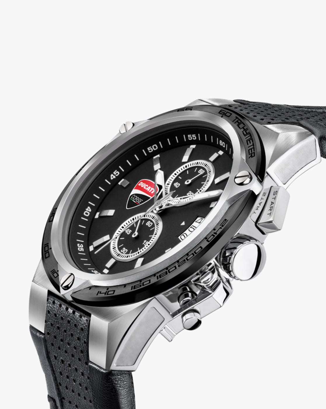Buy Ducati Watches Corse Partenza Chronograph Black Dial Mens Watch -  DTWGO0000201 Online
