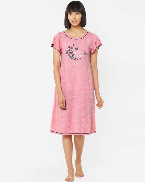 Buy Pink Nightshirts&Nighties for Women by SOIE Online