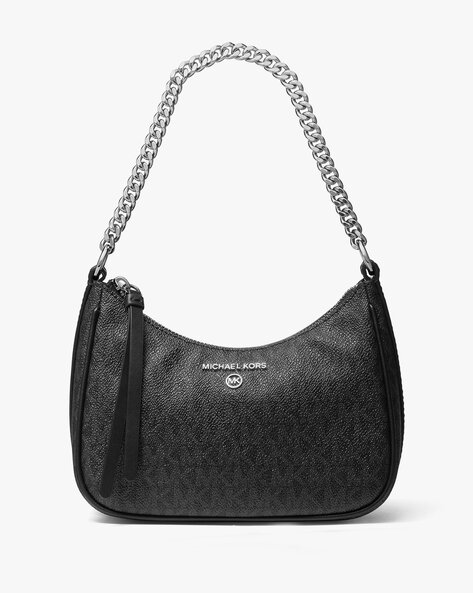 Buy Michael Kors Jet Set Charm Logo Print Shoulder Bag Black Color Women AJIO LUXE