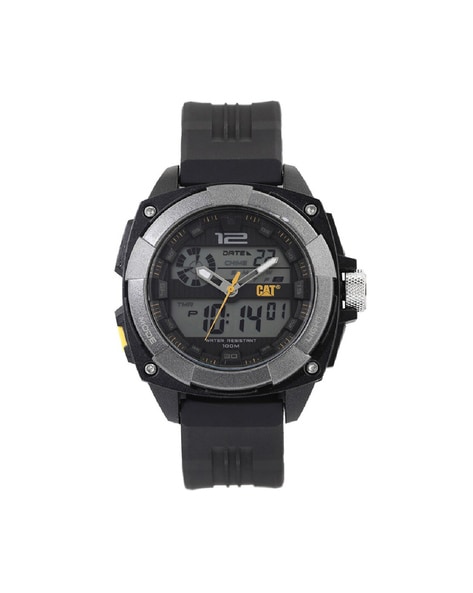 Men's CAT Caterpillar Motion Black And Yellow Watch LB11127137 - Walmart.com