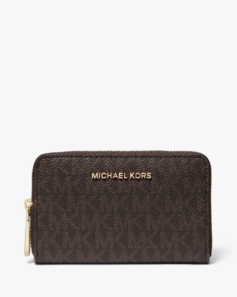 Buy Michael Kors Jet Set Coin Wallet with Branding | Brown Color Women |  AJIO LUXE