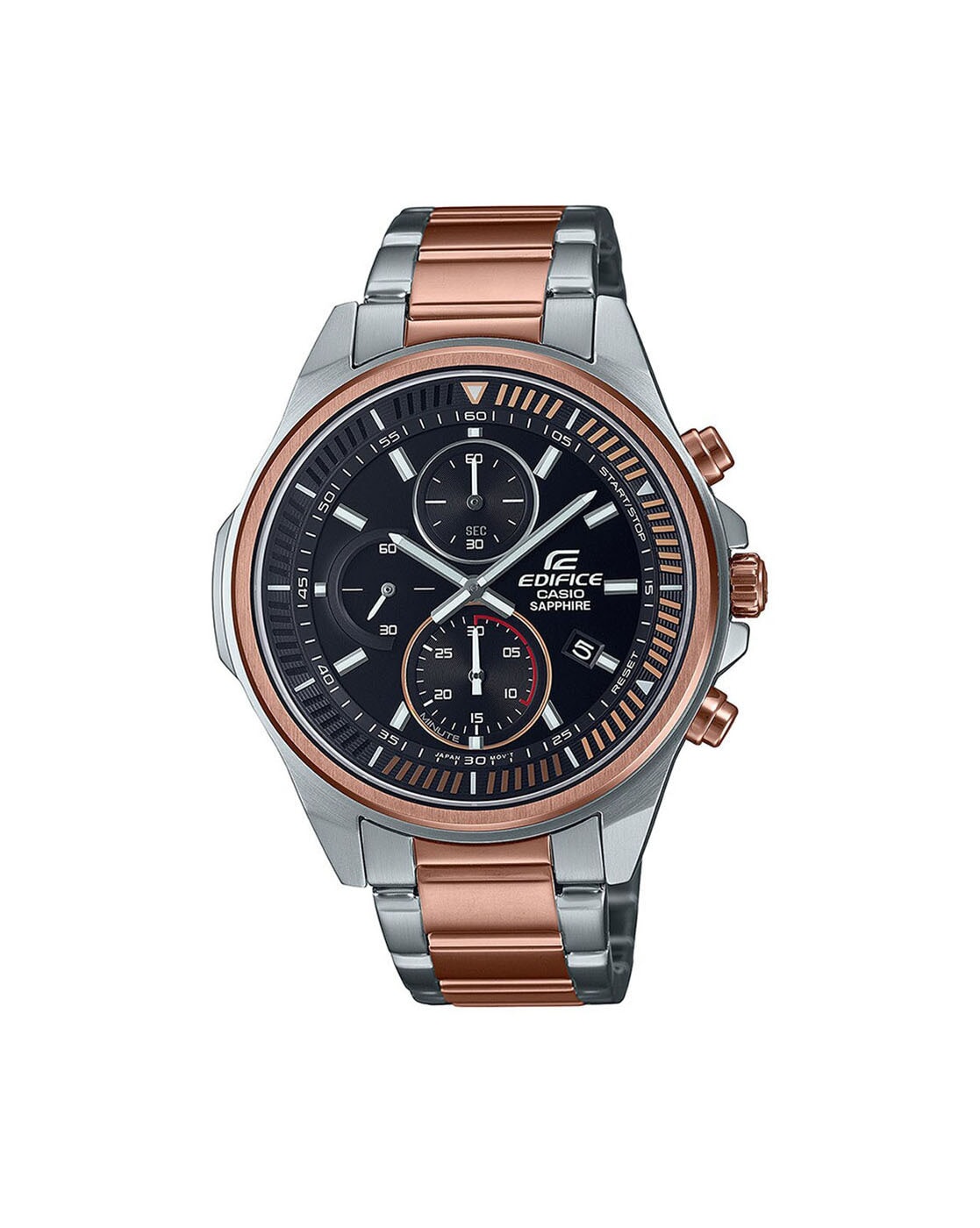 Casio edifice rose outlet gold watch