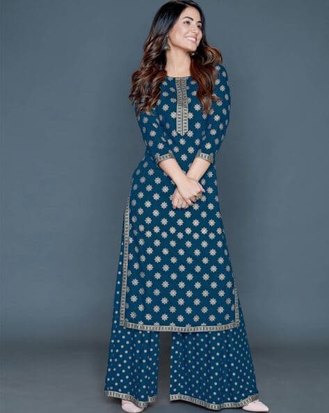 Kurta plazo set for women clearance