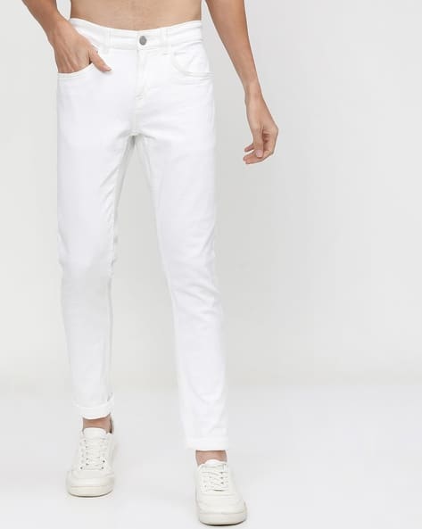 Ketch Men Mid-Rise 5-Pocket Slim Jeans