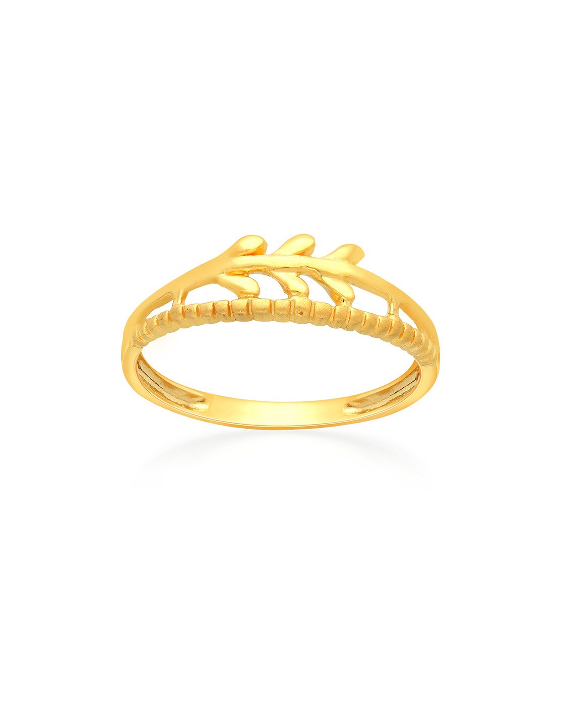 Adjustable Double Leaf Pattern Ring Band In 18K Yellow Gold Filling Perfect  For Weddings, Parties, And Gifts From Bloomy_gift, $5.03 | DHgate.Com