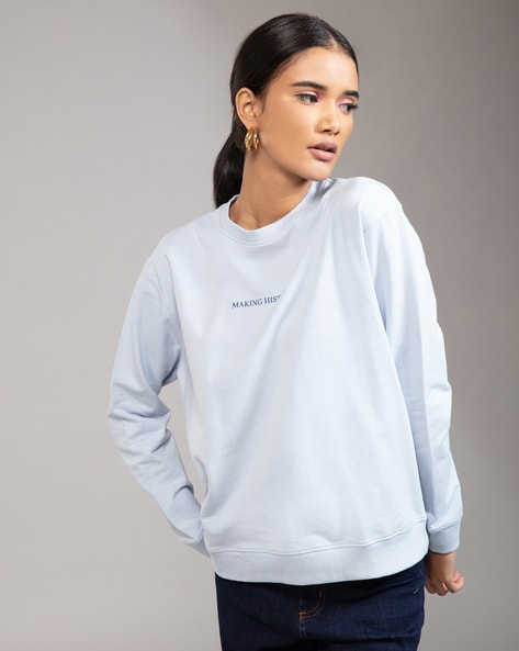 Buy Blue Sweatshirt Hoodies for Women by Twenty Dresses Online