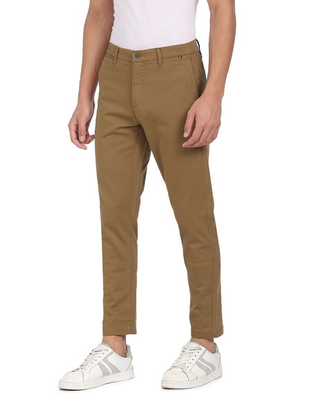 Buy online Grey Cotton Flat Front Casual Trousers from Bottom Wear for Men  by Old Grey for ₹660 at 70% off | 2024 Limeroad.com