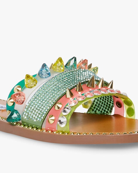 Steve madden discount spike slide sandal