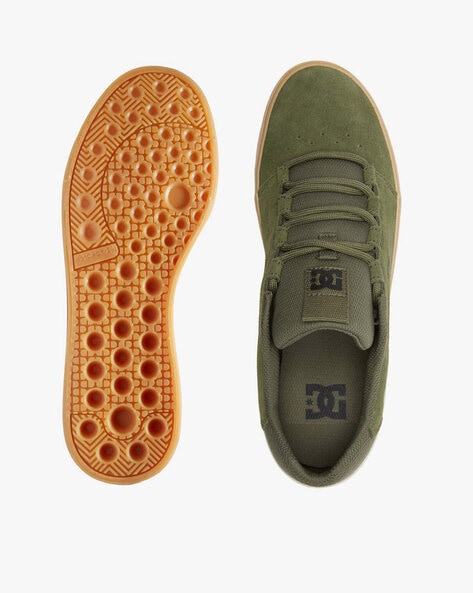 Olive green cheap skate shoes