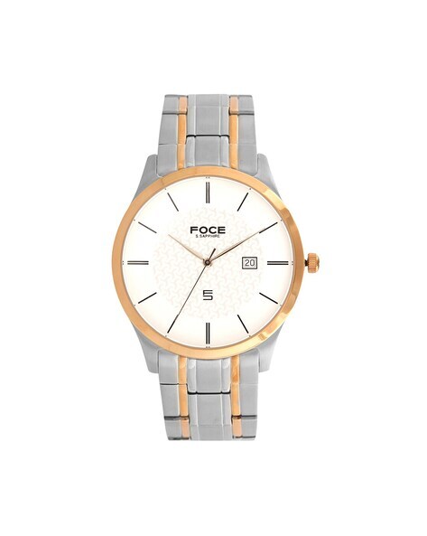 Foce FC11SSL Men Analogue Watch, Silver in Mumbai at best price by Foce  Watch Industries - Justdial