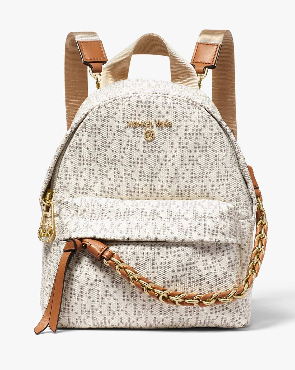 Amazon.com: Michael Kors Rhea Zip Medium Backpack Vanilla Multi One Size :  Clothing, Shoes & Jewelry