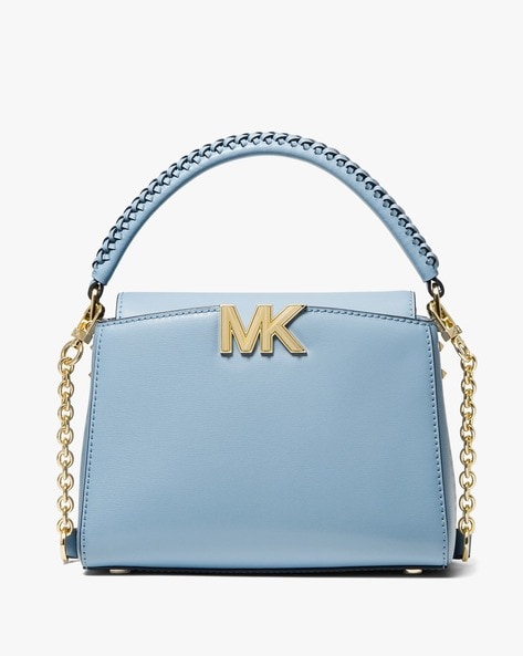 Buy Michael Kors Karlie Small Leather Crossbody Bag | Blue Color Women |  AJIO LUXE
