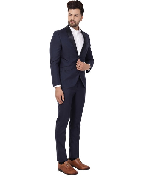 blackberry navy blue suit