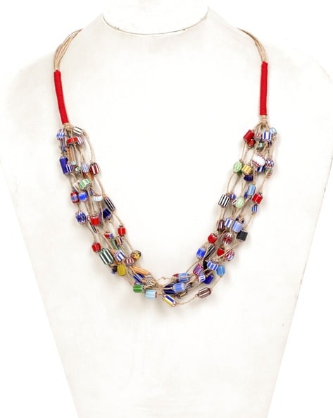 Buy Zaveri Pearls Multicolour Beaded Necklace-ZPFK16156 Online At Best  Price @ Tata CLiQ