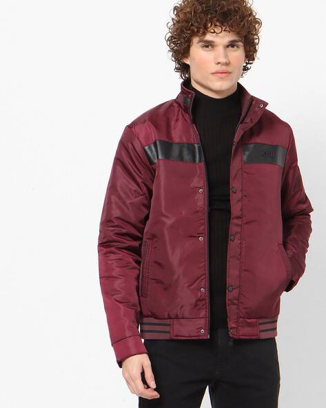 Buy Burgundy Jackets \u0026 Coats for Men by 