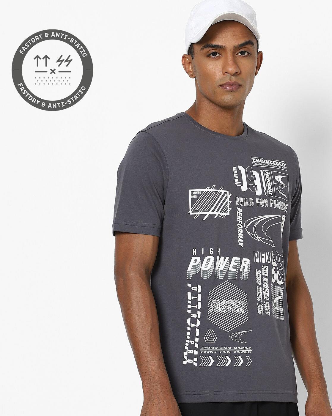 Palak Recommends : PERFORMAX Graphic Print Crew-Neck T-shirt