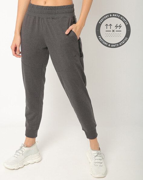 Buy Charcoal Black Track Pants for Women by PERFORMAX Online