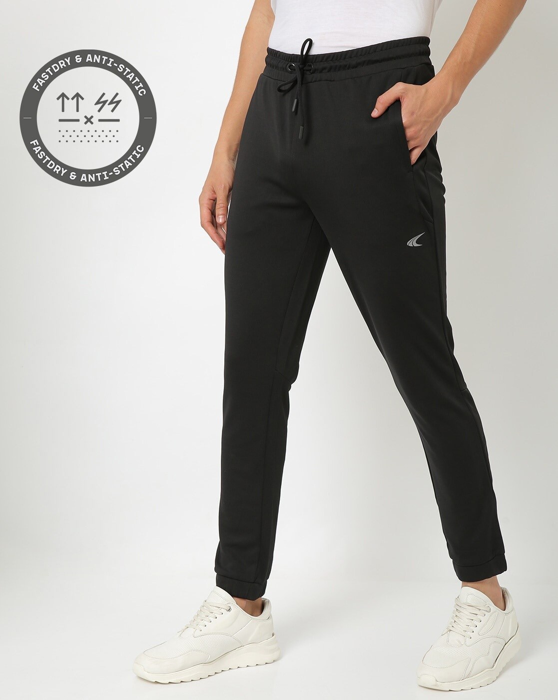 Buy Jet Black Track Pants for Men by PERFORMAX Online