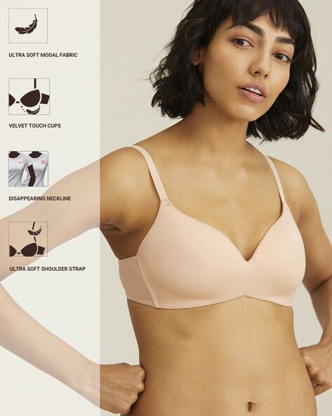 Buy NYKD Everyday Padded T-Shirt Bra for Women - Soft Modal Fabric