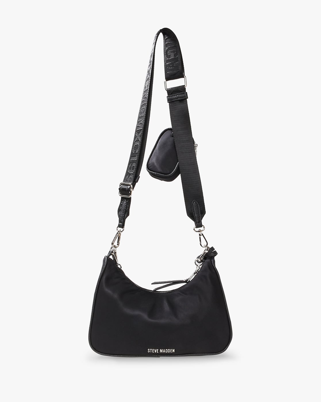 Steve Madden Besther Padlock Cross-body Bag in Black