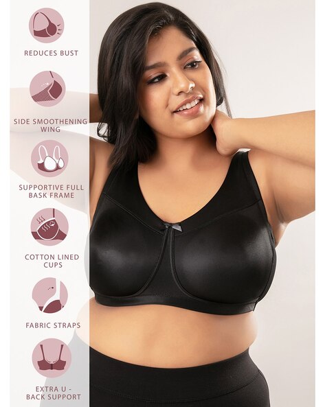  Women's Lace Sports Bra, S-6XL Plus Size Bras,Sexy  Full-Coverage Lace Wireless Bra, Sports Bras for Women Workout (Color :  Black, Size : 3X-Large) : Clothing, Shoes & Jewelry