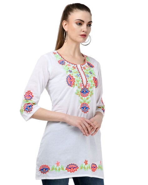 Buy White Tops for Women by SAAKAA Online