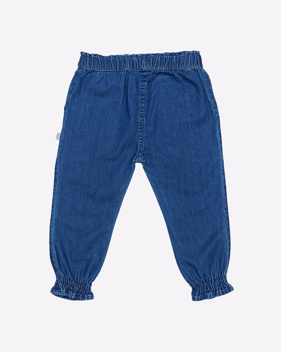 H by Hamleys Girls Embroidered Blue Jogger Jeans, Blue