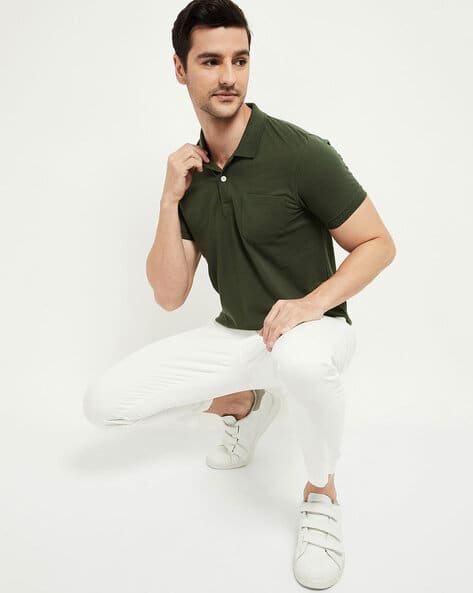 Buy Olive Green Tshirts for Men by MAX 