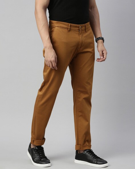 Buy American Bull Mens Regular Fit Trousers at Amazonin