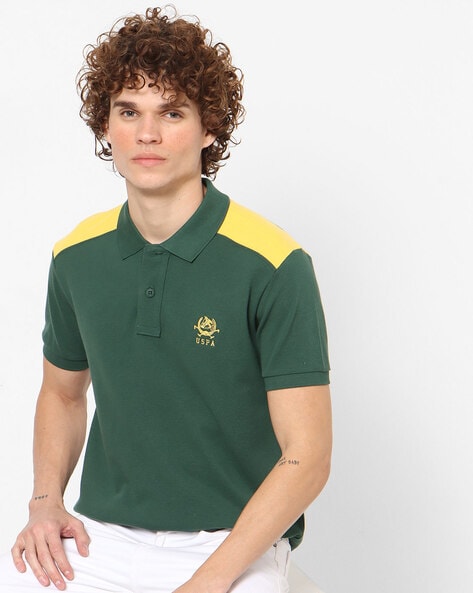 us polo olive green t shirt