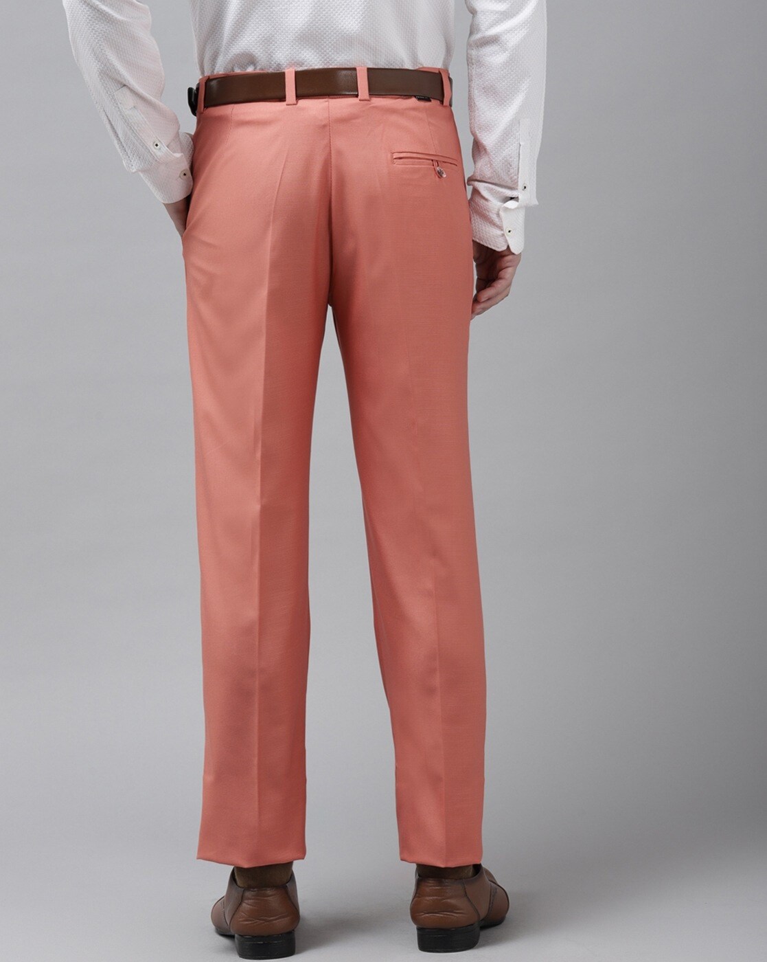 Wool trousers Alexander McQueen Pink size 36 UK - US in Wool - 33116185