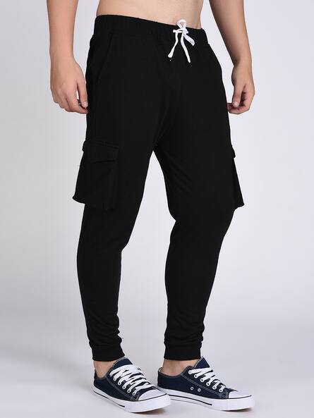 Buy Black Trousers \u0026 Pants for Men by 