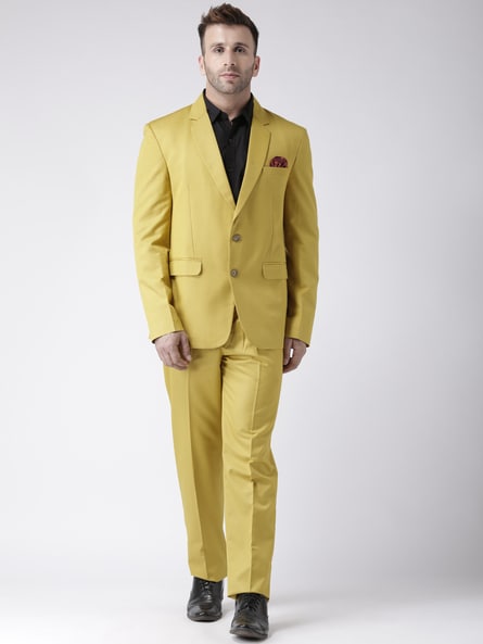 Buy Premium Mustard Yellow Two Piece Suit for Men Tailored Fit, the Rising  Sun Store, Vardo Online in India - Etsy