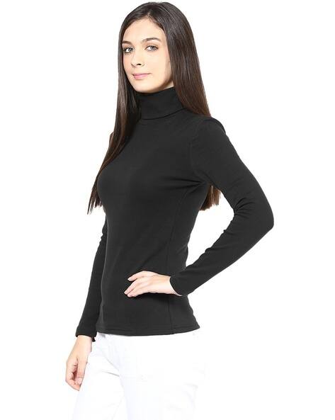 Black Tshirts for Women by CLAFOUTIS 