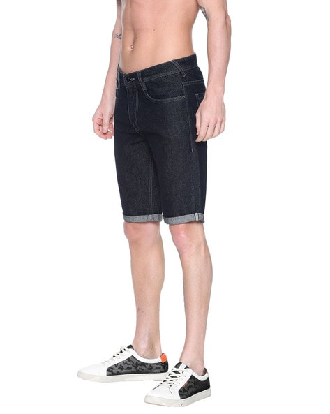 Rolled up hot sale shorts men