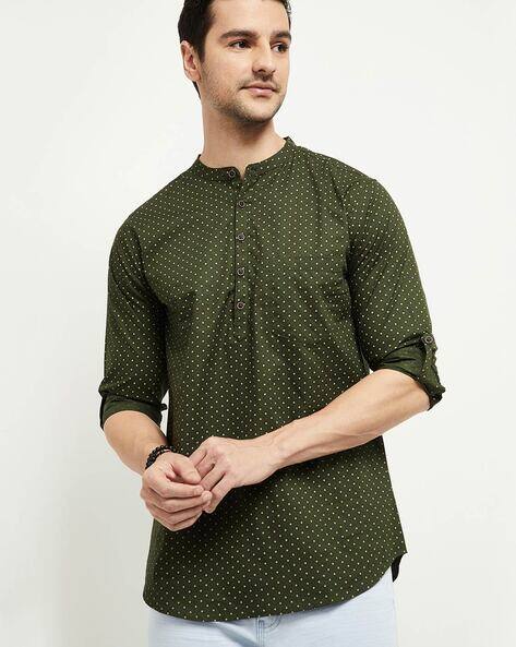 Buy Green Kurtas for Men by MAX Online 
