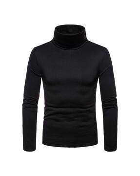 high neck t shirt