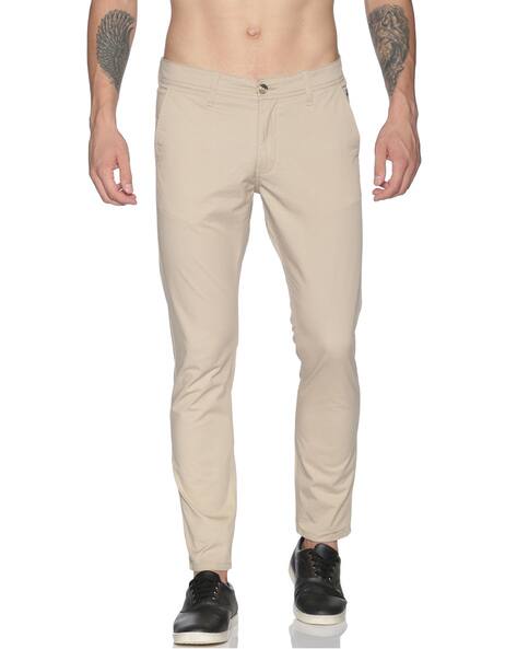 Buy Beige Trousers \u0026 Pants for Men by 