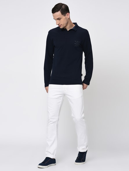 Buy Navy blue Tshirts for Men by RIGO Online