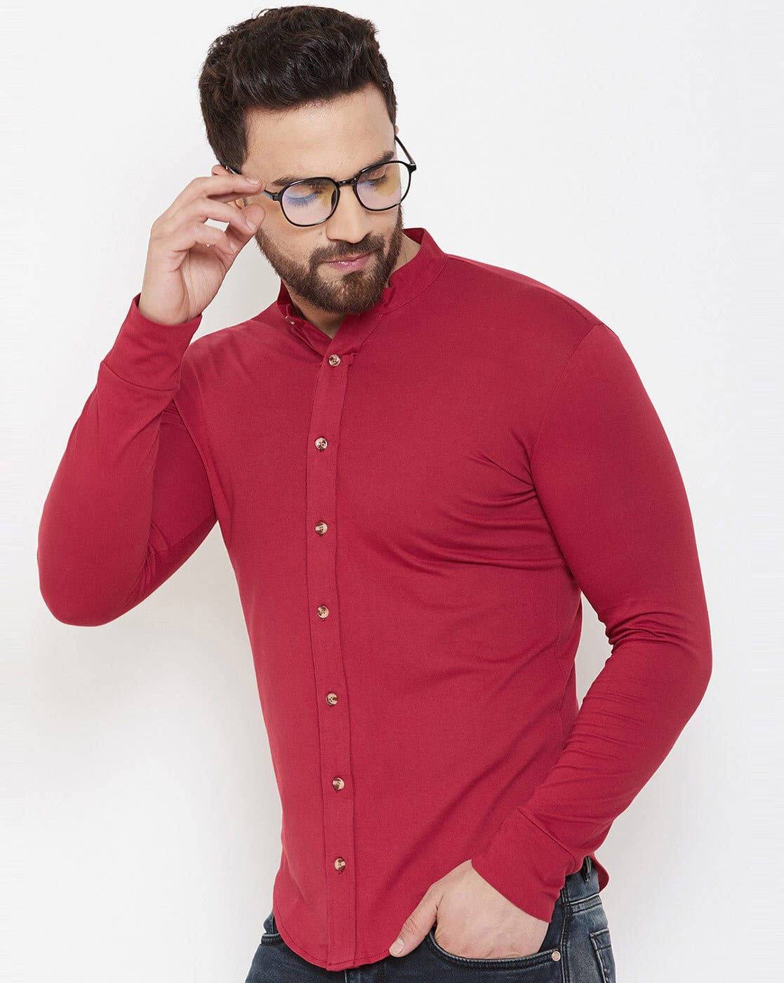 Buy Red Shirts for Men by GESPO Online 