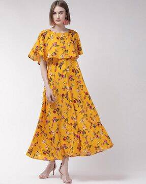 Buy Yellow Dresses for Women by U \u0026 F 
