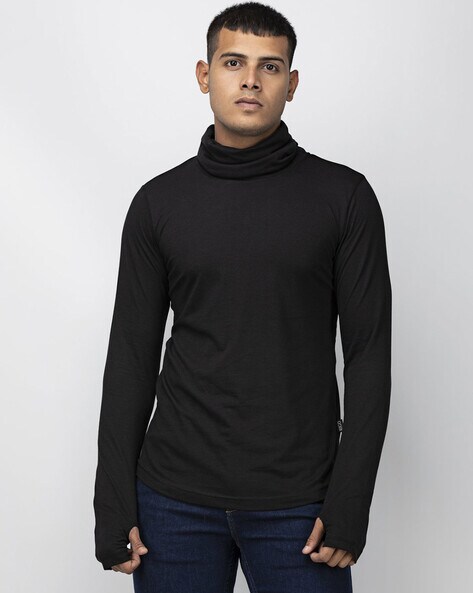 turtle neck shirt for men